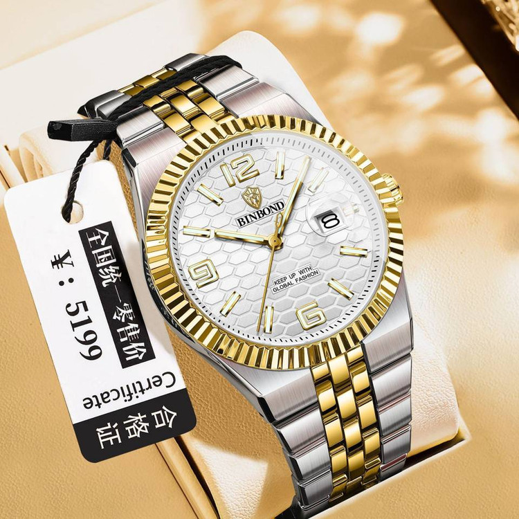☑️BIN BOND 《highe quality》 🔥Original watch ⌚️ساعتمچی آقایان|برندشرکتی اوریجینال کارت گارانتی